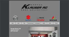 Desktop Screenshot of garage-klauser.ch